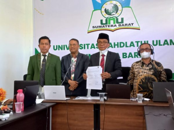 Upacara Penandatanganan Memorandum of Understanding (MoU) Antara Universitas Sultan Zainal Abidin (UniSZA) dan Universitas Nadhlatul Ulama Sumatera Barat (UNUSUMBAR))