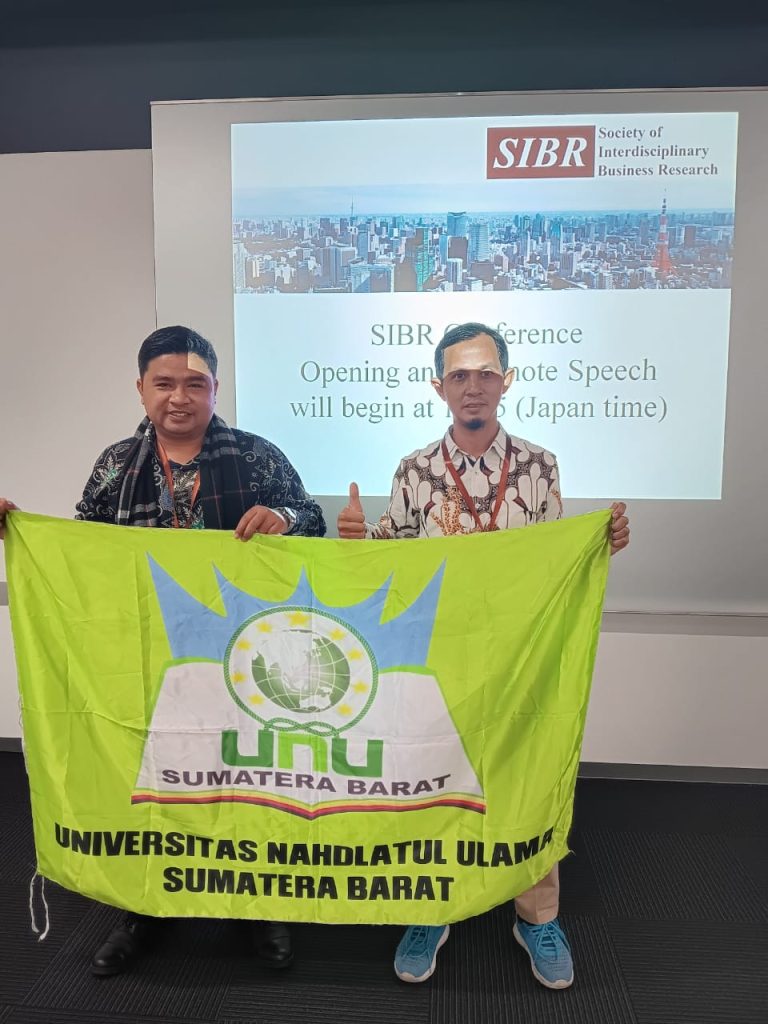 2 Dosen Universitas Nahldatul Ulama Sumatera Barat: Pembicara pada International Conference di Negeri Sakura, Japan