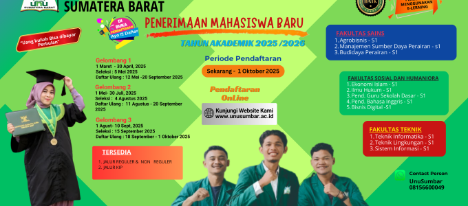 Penerimaan Mahasiswa Baru T.A 2025/2026
