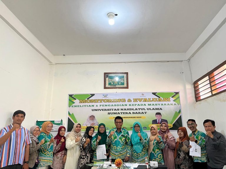 LPPM UNU Sumbar Laksanakan Monitoring dan Evaluasi Hibah Penelitian dan Pengabdian Tahun 2025