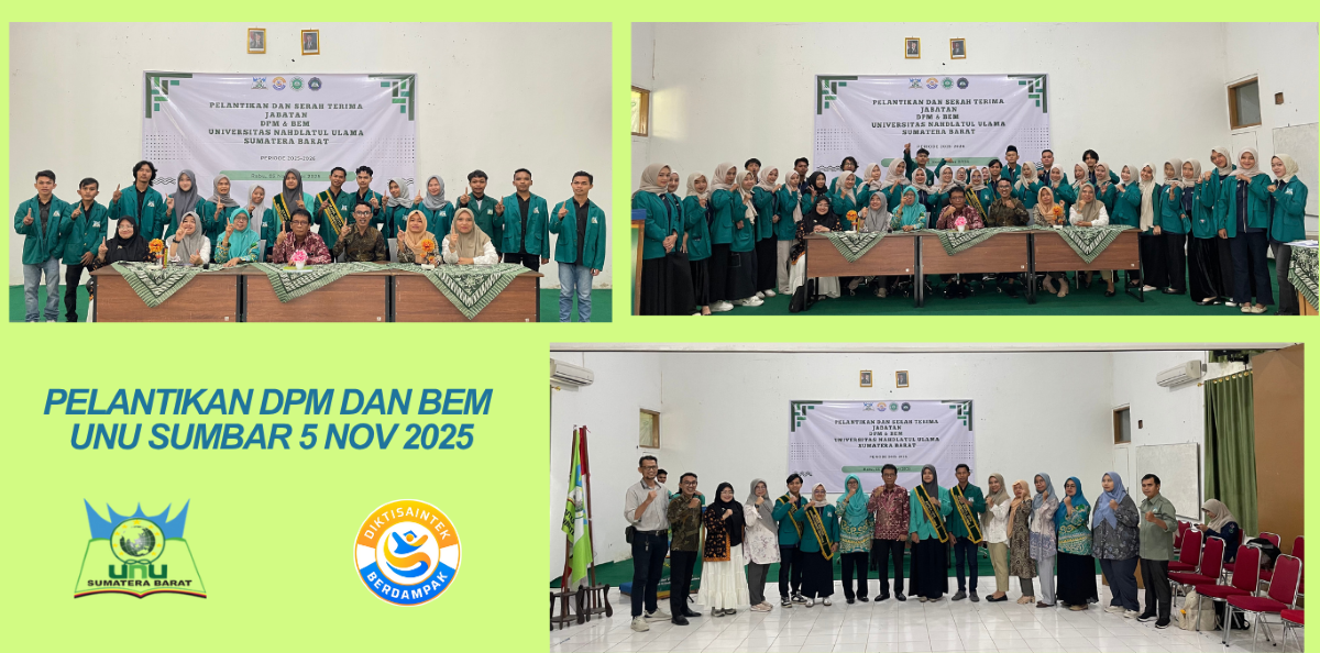 Pelantikan DPM dan BEM Univ. NU Sumbar