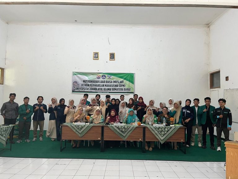 Musyawarah Luar Biasa (MUSLAB) Dewan Perwakilan Mahasiswa (DPM) Universitas Nahdlatul Ulama Sumatera Barat