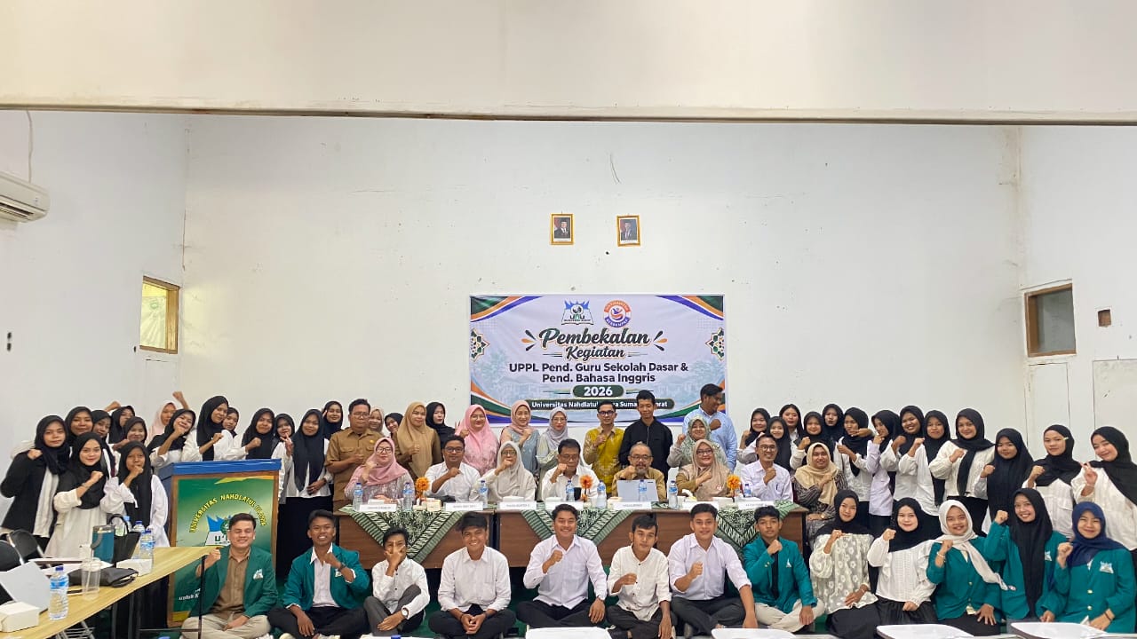 Fakultas Sosial dan Humaniora UNU Sumbar Pembekalan dan Pelepas Mahasiswa PPL Prodi PGSD dan Pendidikan Bahasa Inggris